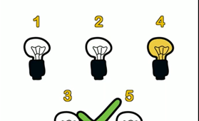 Nyalakan lampu nomor 4  Brain Out