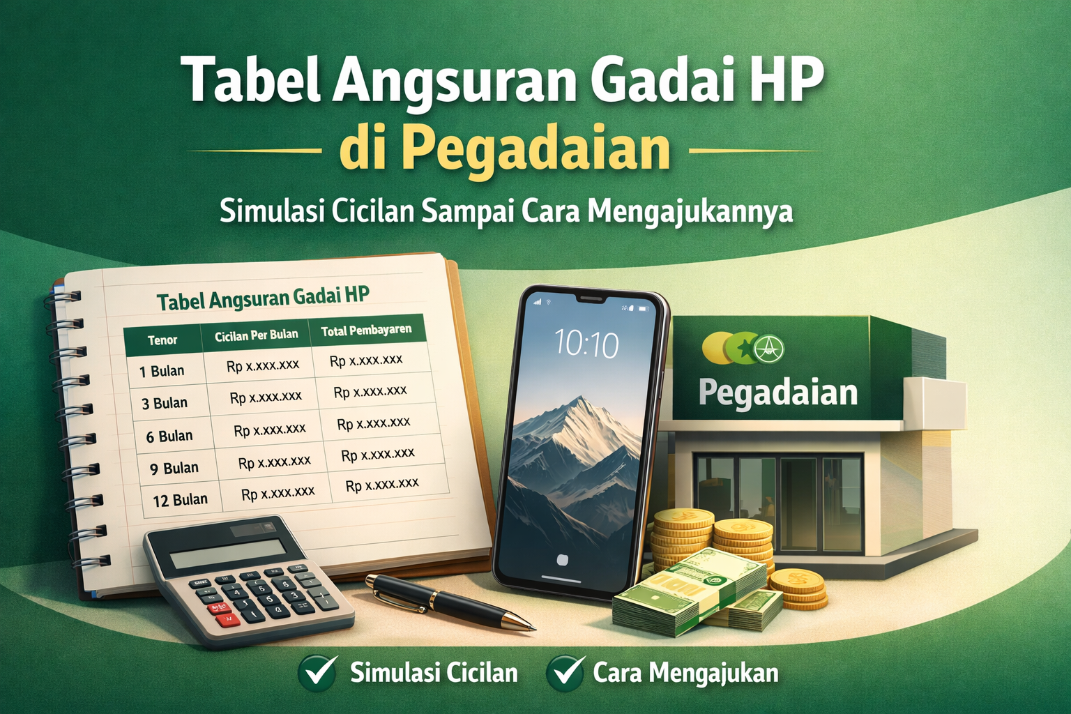 Gadai HP di Pegadaian